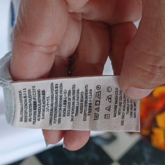 FREE PEOPLE Cloud Combo Floral Flutter By Pleated Mini Dress Size 2 Boho Summer - Picture 8 of 8